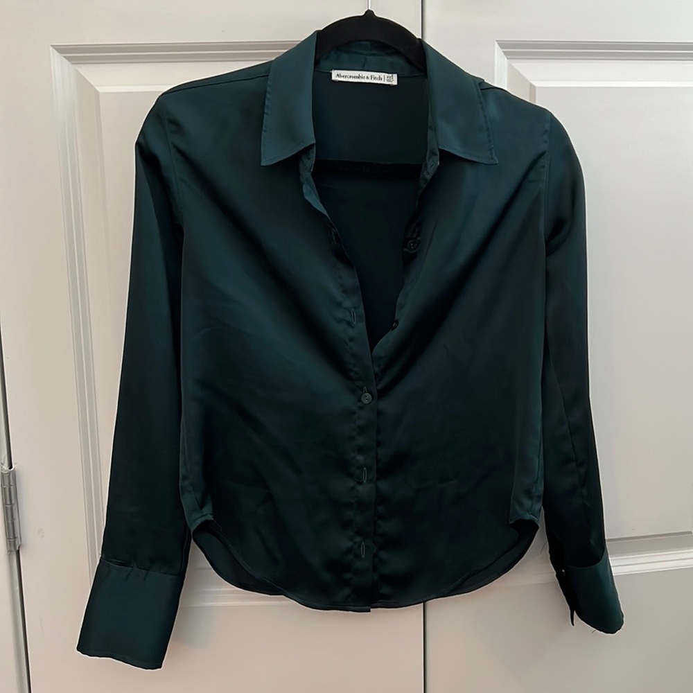Abercrombie Satin Button Down
